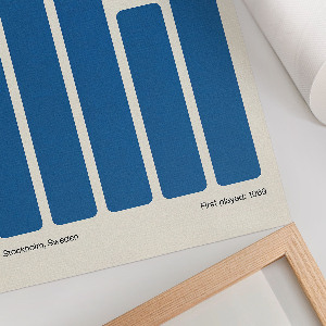 Dekoracyjny plakat ścienny Stockholm Open