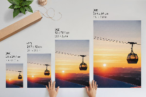 Wydruk na płótnie Zachód słońca