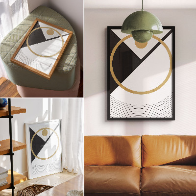 Plakat premium Geometryczna kompozycja