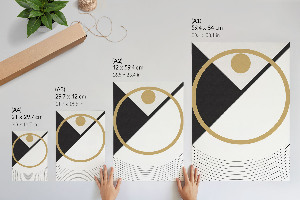 Plakat premium Geometryczna kompozycja