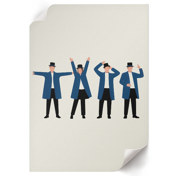 Dekoracyjny plakat ścienny Kwartet