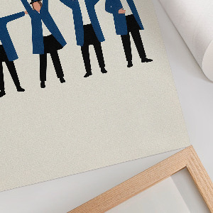 Dekoracyjny plakat ścienny Kwartet