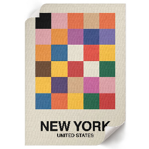 Plakat premium Kolorowe kwadraty