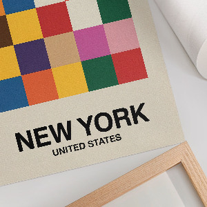 Plakat premium Kolorowe kwadraty