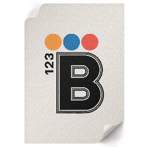 Dekoracyjny plakat ścienny Typografia B123