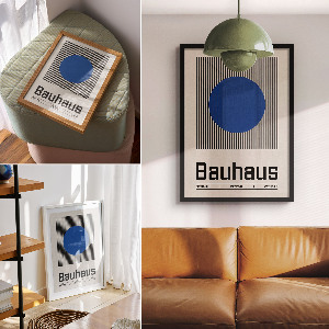Grafika na ścianę Design Bauhaus