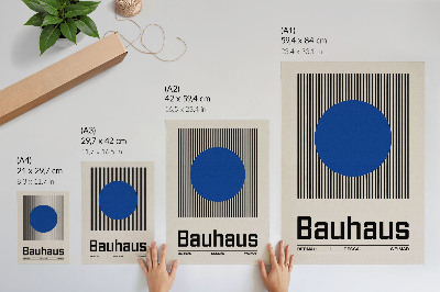 Grafika na ścianę Design Bauhaus