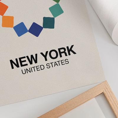 Wydruk na płótnie New York ilustracja