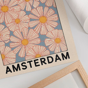 Grafika na ścianę Kwiatowy plakat