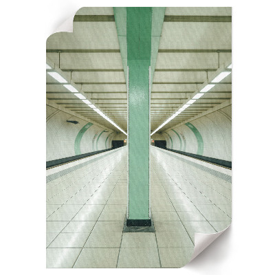 Dekoracyjny plakat ścienny Metro tunel