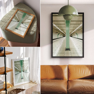 Dekoracyjny plakat ścienny Metro tunel