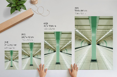 Dekoracyjny plakat ścienny Metro tunel