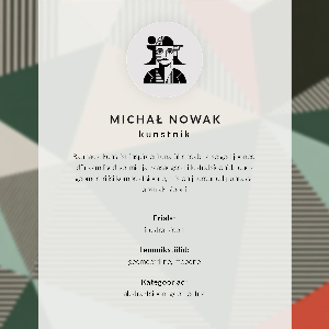 Grafika na ścianę Zakrzywione linie