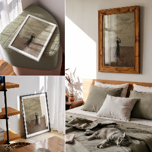 Dekoracyjny plakat ścienny Polna postać