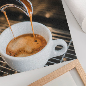 Dekoracyjny plakat ścienny Express do kawy