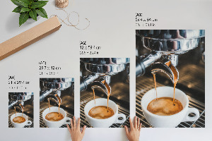 Dekoracyjny plakat ścienny Express do kawy