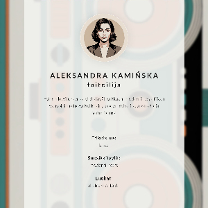 Dekoracyjny plakat ścienny Boombox retro