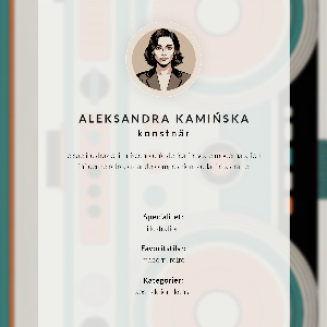 Dekoracyjny plakat ścienny Boombox retro