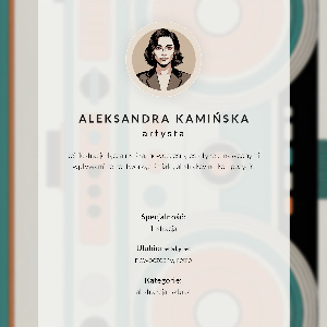 Dekoracyjny plakat ścienny Boombox retro