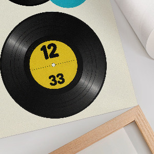 Plakat na płótnie Winyle sztuka