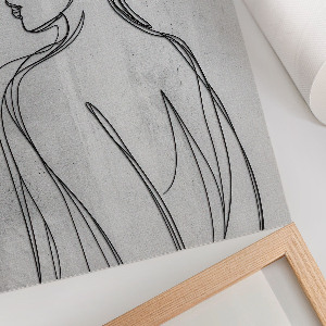 Dekoracyjny plakat ścienny Minimalistyczny profil