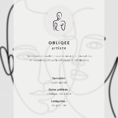 Grafika na ścianę Twarz profil