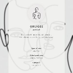 Grafika na ścianę Twarz profil