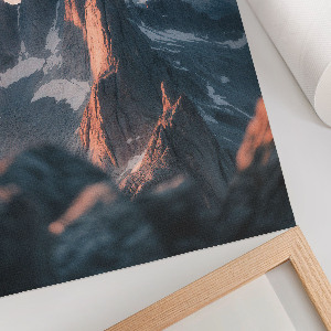 Wydruk na płótnie Górski zachód