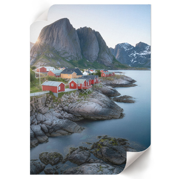 Plakat premium Górska przystań