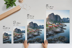 Plakat premium Górska przystań