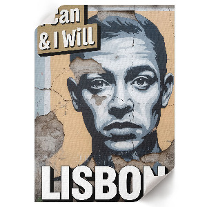 Dekoracyjny plakat ścienny Mural Lisbon