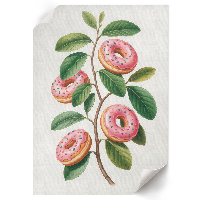 Grafika na ścianę Pączki gałązka