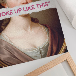 Grafika na ścianę Sztuka retro