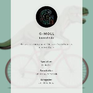 Grafika na ścianę Dinozaur na rowerze