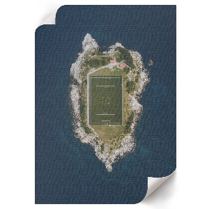 Dekoracyjny plakat ścienny Boisko na wyspie