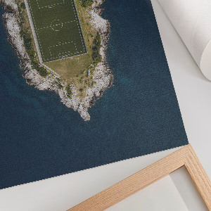 Dekoracyjny plakat ścienny Boisko na wyspie