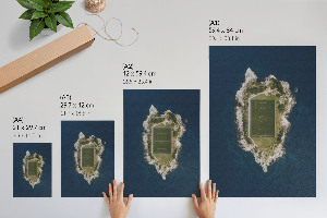 Dekoracyjny plakat ścienny Boisko na wyspie