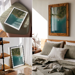 Wydruk na płótnie Leśny raj