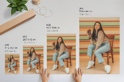 Plakat premium Retro scena