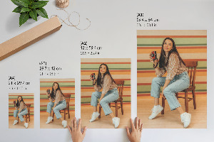 Plakat premium Retro scena