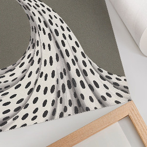 Dekoracyjny plakat ścienny Fala kropek