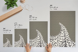 Dekoracyjny plakat ścienny Fala kropek