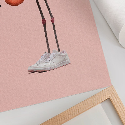 Grafika na ścianę Flaming w butach