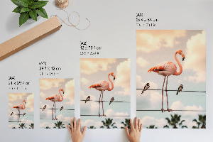 Dekoracyjny plakat ścienny Flaming na kablu