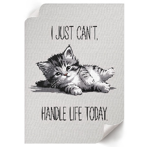 Grafika na ścianę Uroczy kotek