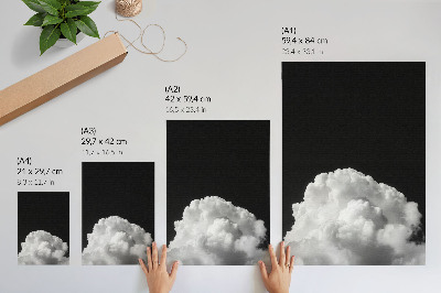 Plakat premium Chmury w czerni