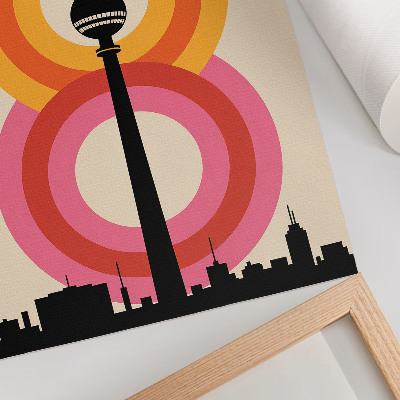 Dekoracyjny plakat ścienny Berlin retro