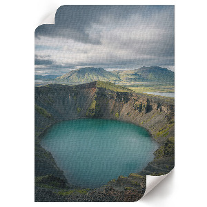 Dekoracyjny plakat ścienny Turkusowe jezioro