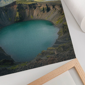 Dekoracyjny plakat ścienny Turkusowe jezioro