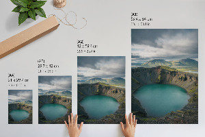 Dekoracyjny plakat ścienny Turkusowe jezioro